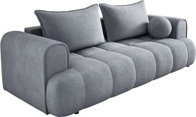 Sofa COCO z funkcja spania i pojemnikiem JASNY SZARY CLOUD 82