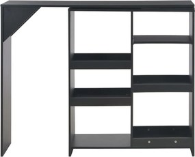 Stolik barowy z ruchomym regałem B2-F34