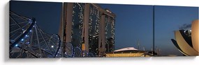 Obraz nowoczesnej metropolii (170x50 cm)