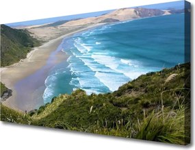 Obraz canvas Spokój Nadmorskiej Plaży