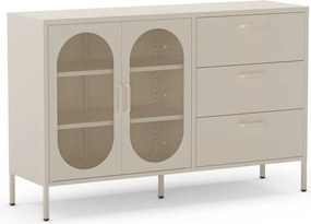Kremowa komoda 140x90 cm Diora – Marckeric
