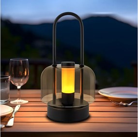 NETTLIFE Nettlife przenośna lampa stołowa LED, bezprzewodowa lampka nocna, ściemnialna 1800–6500 K, z pamięcią