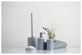Niebieski ceramiczny kubek na szczoteczki do zębów Wenko Lorca