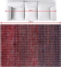 Dywan Royal cherry red/navy 160x230cm