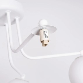 Żyrandol ASTRAL 5 biały SOLLUX  LIGHTING