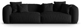 Czarna sofa modułowa 320 cm Martina – Micadoni Home