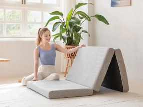 SKŁADANY MATERAC Z PIANKI 10 CM 120x200 cm