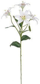Sztuczna lilia biała, 60 cm