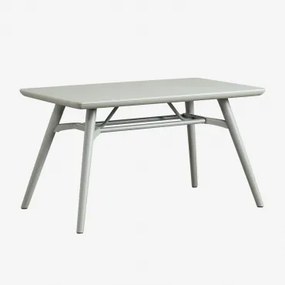 Stół Ogrodowy Prostokątny 135x80 Cm Z Polipropylenu Skandynawskiego Awokado - Sklum