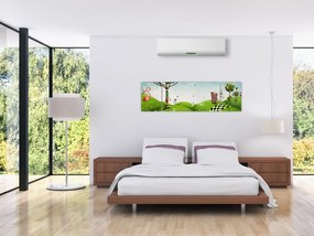 Obraz wspaniałego krajobrazu (170x50 cm)