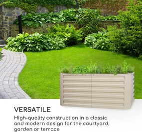 Blumfeldt Terrabox 120x60x60 cm Skrzynia na warzywa Krém
