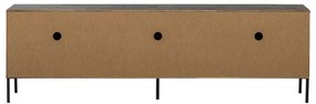 Brązowa szafka pod TV z litego drewna sosnowego 180x56x46 cm Bono – WOOOD