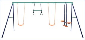 Zestaw czterech huśtawek ogrodowych dla dzieci C5-E89