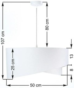 Lampa wisząca GEMSTONE błękitna/srebrna BPS KONCEPT