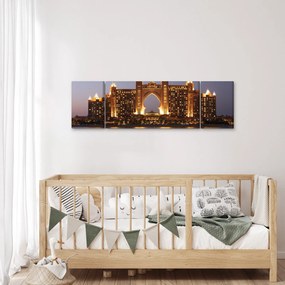 Obraz budowy w Dubaju (170x50 cm)