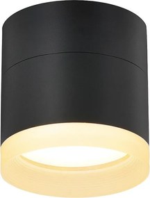 NETTLIFE LED reflektor montowany na powierzchni okrągły reflektor sufitowy czarny 5W reflektor montowany na powierzchni mały akrylowy