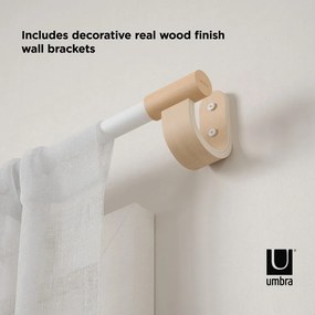 Stalowy regulowany karnisz 107 – 305 cm Bellwood – Umbra