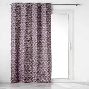 Różowo-szara zasłona zaciemniająca z mikrowłókna 135x260 cm Surya – douceur d'intérieur