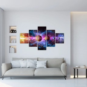 Obraz - Układ Słoneczny (125x70 cm)