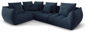 Ciemnoniebieski narożnik (lewostronny/w kształcie litery L) Bloom – Micadoni Home