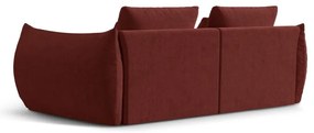 Czerwona sofa 232 cm Bloom – Micadoni Home