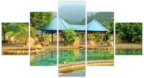 Obraz - Shanghai hotel park (125x70 cm)
