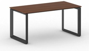 Biurko PRIMO INSPIRE, 160x80 cm, czarna podstawa, czereśnia