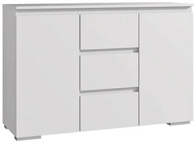 Biała nowoczesna komoda 120 cm - Elsinor 4X