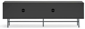 Czarno-antracytowa szafka pod TV 180x56 cm Nube – Teulat