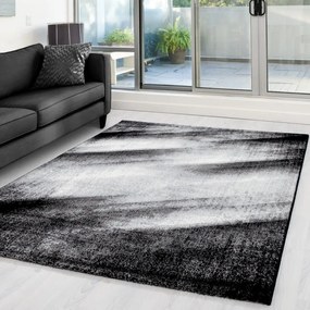 Dywan nowoczesny Lima czarny 80 cm x 300 cm