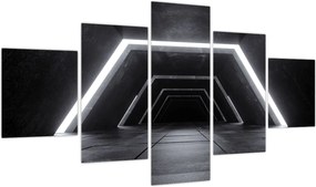 Obraz - Futurystyczny tunel (125x70 cm)