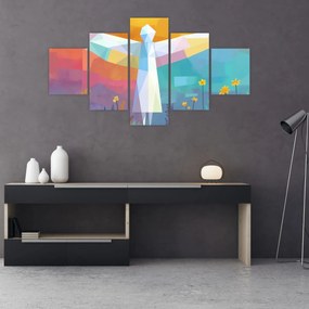 Obraz - Strażnik kwiatów (125x70 cm)