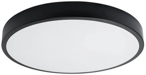 Czarny duży plafon LED okrągły 60 cm - 6X A603 W3-L53