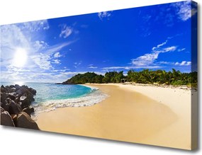 Obraz canvas Słoneczny Dzień na Plaży