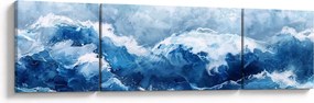 Obraz - Ilustracja przedstawiająca morze (170x50 cm)