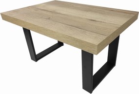 STOLIK KAWOWY ŁAWA PROSTY HALIFAX 60x110 Czarny