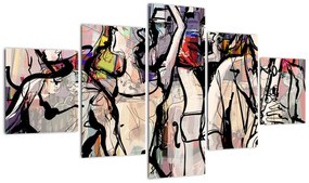 Obraz - Jazzowa noc (125x70 cm)