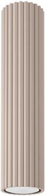 Loftowa lampa sufitowa taupe 30 cm N2-H65