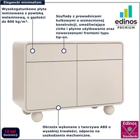 Kaszmirowa komoda z szufladami H8-W39