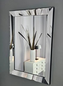 Lustro w lustrzanej ramie, szlifowane fazą , 74x104cm