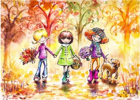Obraz na szkle - Przyjaźń (70x50 cm)