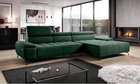 Narożnik PALLADIO MINI z elektryczną regulacją siedziska Prawostronny w tkaninie RIVIERA 38 WERSAL