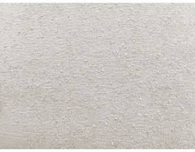Biały fotel z materiału bouclé Elisa – Bobochic Paris