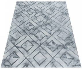 Dywan ekskluzywny Naxos romby szare 140 cm x 200  cm