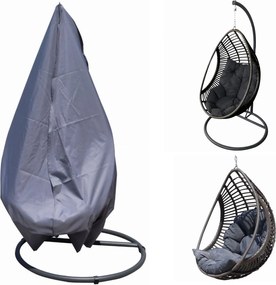 Kokon Bellissimo z szarego technorattanu