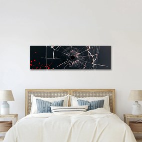 Abstrakcyjny obraz - potłuczone szkło (170x50 cm)