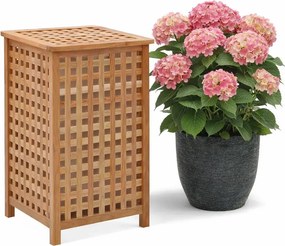 Kosz na pranie z drewna P1-N59