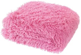 Różowy koc z mikropluszu 150x200 cm Cuddly – Catherine Lansfield