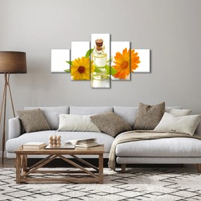 Obraz kwiatowego oleju (125x70 cm)