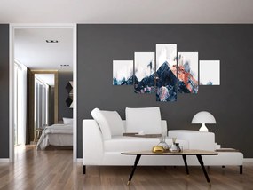 Obraz - Abstrakcyjna góra (125x70 cm)
